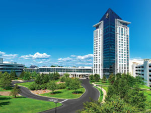 View of the Turning Stone Casino & Resort tower