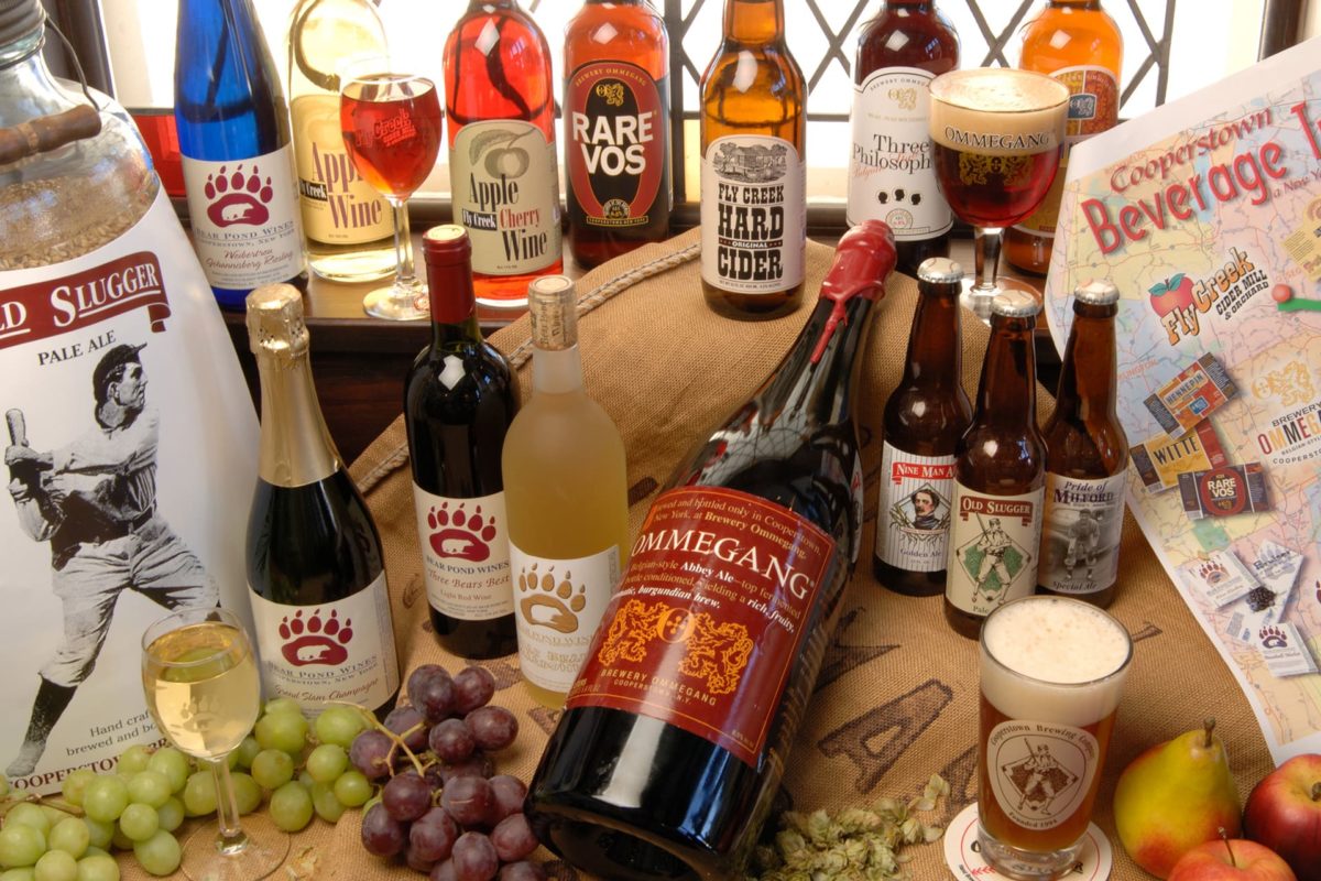 Assorted beers, wines, and hard ciders