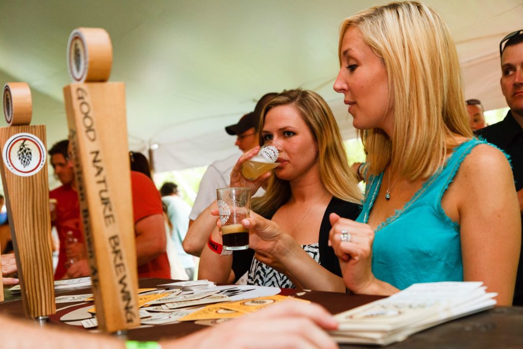 2 women at Brew Fest