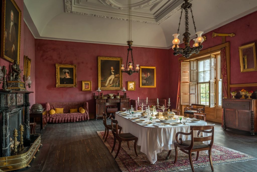 Oneida Community Mansion House dining room