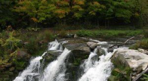 Top of a waterfall