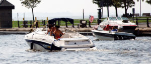 Boat in the Canal at Sylvan Beach