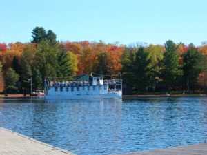 Clearwater boat on lake