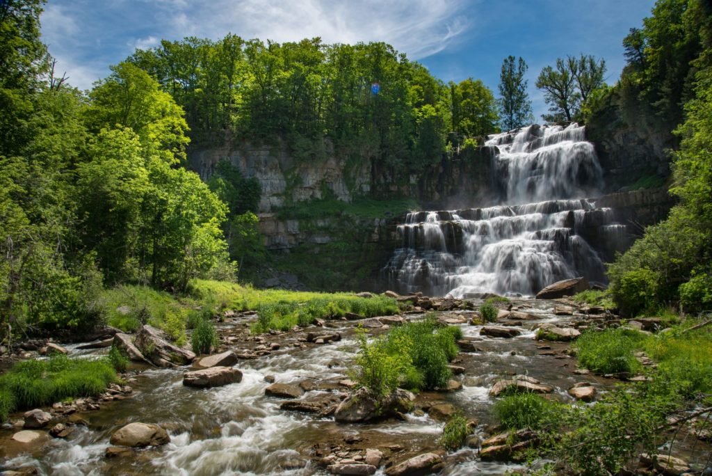 Chittenango Falls distant view